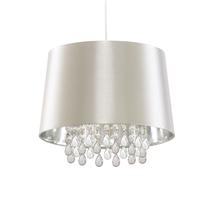 Valgusti rippuv Searchlight CL7026SICW, E27, 1 x 60 W, hõbe v. / kroom v.