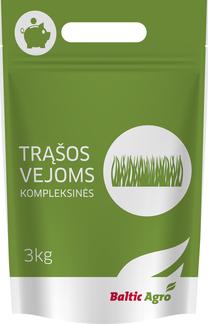 Trąšos vejoms Baltic Agro, granuliuotos, 3 kg