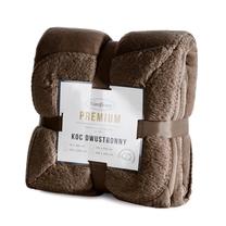 Lovatiesė Tedy K162-10, tamsiai ruda, 170 cm x 210 cm