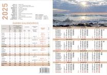 Sieninis kalendorius Calendar, A4, įvairių spalvų, 10 cm x 21 cm