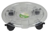 Vazonų padėklas ant ratukų Garden Center 330692, skaidri sp., 30 cm