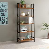 Pastatoma lentyna Kalune Design Nero Glory, ruda sp./juoda sp., 150 cm x 60 cm x 35 cm