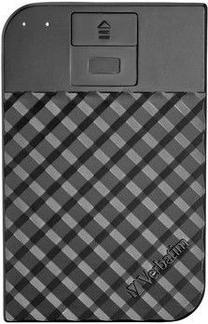 Kietasis diskas Verbatim FingerPrint Secure, HDD, 1 TB, pilka sp.