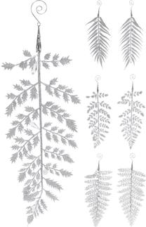 Eglītes rotājums CAA222710, sudraba krās./(krāsa/dizains tiek izvēlēts nejauši), 13 cm, polipropilēns (pp)