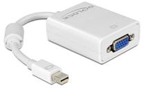Adapteris Delock Mini Display port male, VGA female, 0.18 m, balta krās.