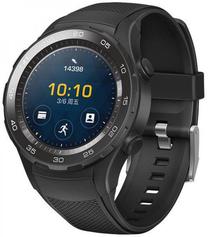 Viedais pulkstenis Huawei Watch 2 4G, melns krās.