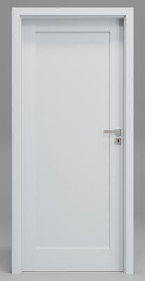 Vidaus durų varčia Domoletti DOMINO, kairinės, pilka sp., 204 x 74.4 x 4 cm