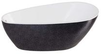 Vonia, laisvai pastatoma Besco Goya A-Line Glam, 160 cm x 73 cm x 65 cm, balta sp./chromo sp.
