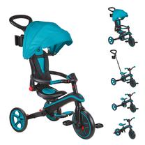 Triratukas Globber Explorer Trike Foldable 4in1 732-105, mėlyna sp./juoda sp.