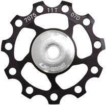 Galinio pavarų perjungėjo ratukas SunRace SP860 11T READ17, metalas, juoda sp./chromo sp.