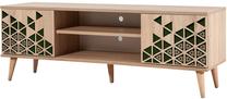 TV staliukas Kalune Design Truva 121, ąžuolo sp., 40 cm x 140 cm x 50 cm
