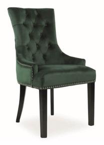 Valgomojo kėdė Edward Velvet, žalia sp., 44 cm x 56 cm x 98 cm