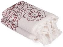 Vonios rankšluosčių rinkinys Foutastic Marcello 321SHS1298, bordo sp./dramblio kaulo sp., 90 cm x 50 cm, 2 vnt.