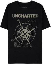 T-krekls, universāls Difuzed Uncharted, melna krās., xl