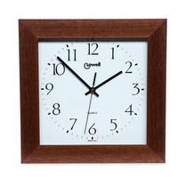 Настенные кварцевые часы 02821N, коричневый цв., 27 см x 27 см