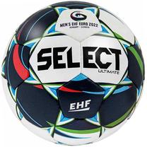 Rankinio kamuolys Select Ultimate Euro 22 EHF Euro Men, 2 dydis, mėlyna sp./balta sp./raudona sp.