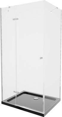 Dušo kabina Mexen Roma 854-120-090-01-00-4070, stačiakampė, 90 cm x 120 cm x 190 cm, juoda sp./chromo sp./grūdintas