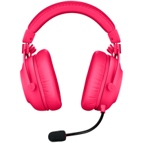 Belaidės žaidimų ausinės vaikams Logitech G Pro X2 Lightspeed, rožinė sp.
