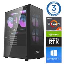 Stacionarus kompiuteris Intop Ryzen 5 5500, DDR4 16 GB, SSD+HDD 1 TB 2 TB, Nvidia GeForce RTX 3050 6 GB GDDR6, Windows 11 Home