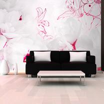 Fototapete Artgeist Enveloped In White LNEW010739, 140 cm x 200 cm