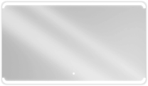 Spogulis Mexen Nida, ar gaismu, stiprināms, 140 cm x 80 cm, caurspīdīga krās.