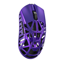 Belaidė žaidimų pelė WLMouse Beast X Mini Pro, 2.4ghz / usb, violetinė