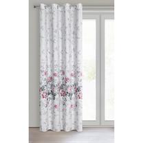 Nakts aizkari Lea D91, rozā krās./sudraba krās., 140 cm x 250 cm