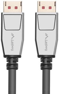 Kabelis Lanberg DisplayPort - DisplayPort 8K Displayport, Displayport, 0.5 m, melna krās.