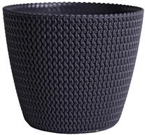 Gėlių vazonas Prosperplast, plastikinis, Ø 39.1 cm, juoda sp.