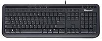 Laidinė kompiuterio klaviatūra Microsoft Wired 600, EN, juoda sp.