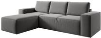 Kampinė sofa Silla Gojo 5, pilka sp., kairinė, 204 x 302 cm x 95 cm
