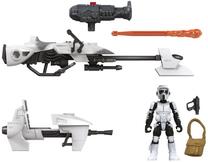 Superherojus Hasbro Star Wars Fleet Scout, balta sp./juoda sp.