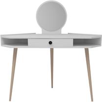 Kosmetinis staliukas Kalune Design Lopez 550ARN2732, balta sp., 85.2 cm x 130.8 cm x 55 cm