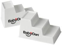 Pakāpiena soliņš BabyDan Baby Steps, polipropilēns (pp), balta krās., 23 cm x 13 cm x 11 cm