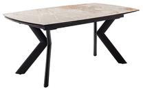 Valgomojo stalas išskleidžiamas MC Akcent Ossana, pilka sp., 180 - 260 cm x 100 cm x 76 cm