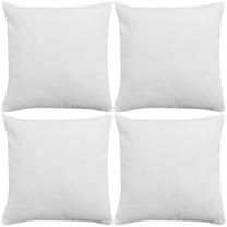 Dekoratīvs spilvens VLX Cushion Covers, balta krās., 80 cm x 80 cm, 4 gab.