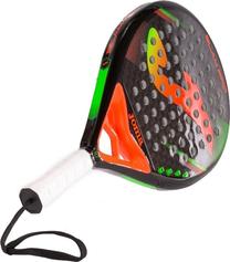 Padel tenisa rakete Joma Slam Pro, melna krās./zaļa krās./oranža krās.