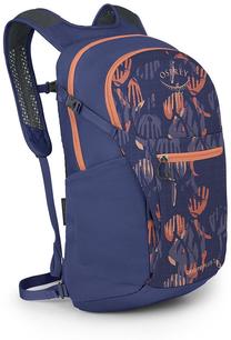 Mugursoma Osprey Daylite Plus Wild Blossom Print Alkaline, zila krās./oranža krās., 20 l, 14"