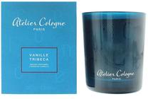 Svece, aromātiskā Atelier Cologne Vanille tribeca, 40 h, 180 g, zila krās.