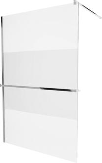 Dušas siena Mexen Kioto+ Walk-In, 90 cm x 200 cm, hroma krās./rūdītais