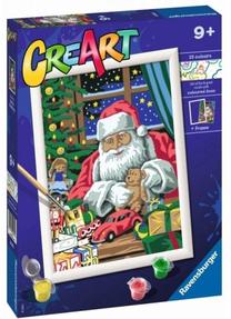 Картина по номерам Ravensburger CreArt Frozen Santa Claus, многоцветный