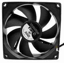 Oro aušintuvas korpusui AAB Silent Fan 9 Black