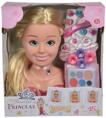 Голова куклы с аксессуарами Simba My Beautiful Princess 105032533, 31 см, розовый цв.