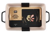 Keramikinis kepimo indas Maku Robuste Oven Casserole, balta sp./juoda sp., 21 cm x 36.5 cm, 3 l