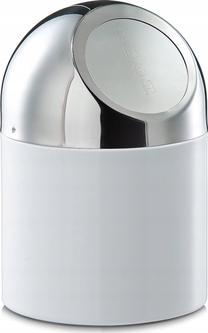Šiukšliadėžė Zeller Mini, balta sp., 2 l, 18 cm x 12 cm