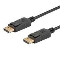 Vads Savio DisplayPort - DisplayPort CL-85 Displayport, Displayport, 1.8 m, melna krās.