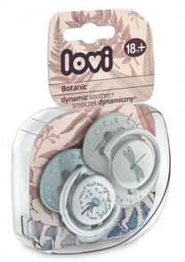 Соска Lovi Dynamic, 18 мес., зеленый цв./серый цв.