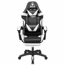 Игровой стул Kruger&Matz GX-150, 52 x 48 x 129 - 139 см, белый цв./черный цв.