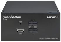 KVM коммутатор Manhattan Dual-Monitor HDMI