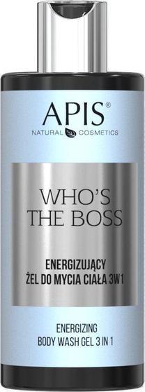 Kūno prausimosi želė vyrams Apis Who's The Boss 3in1, 300 ml